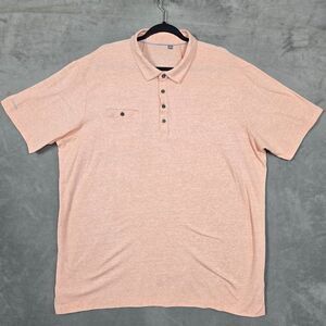 Ping Golf Polo Men's 2XL Sensor Cool‎ pocket shirt coral orange pink cool max